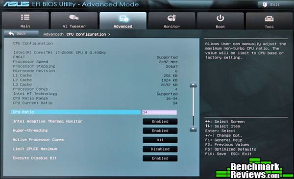 ASUS P8P67 EVO BIOS