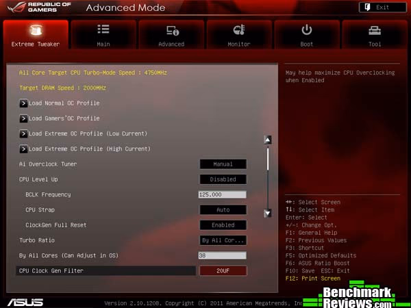 ASUS Rampage IV Formula uEFI OC1