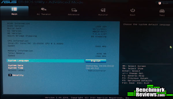 ASUS Sabertooth P67 UEFI1