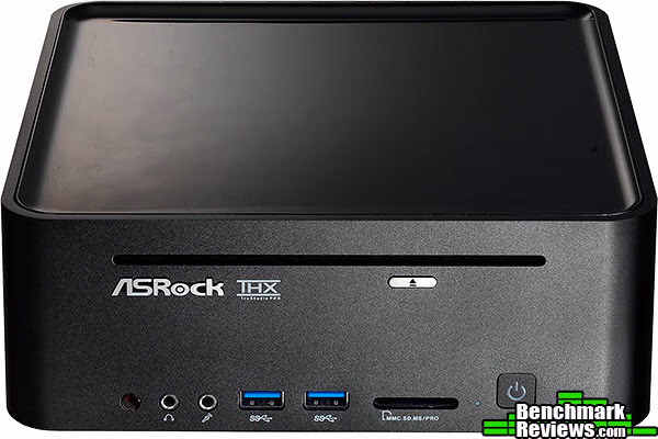 ASRock Vision 3D 137B Nettop PC, front view