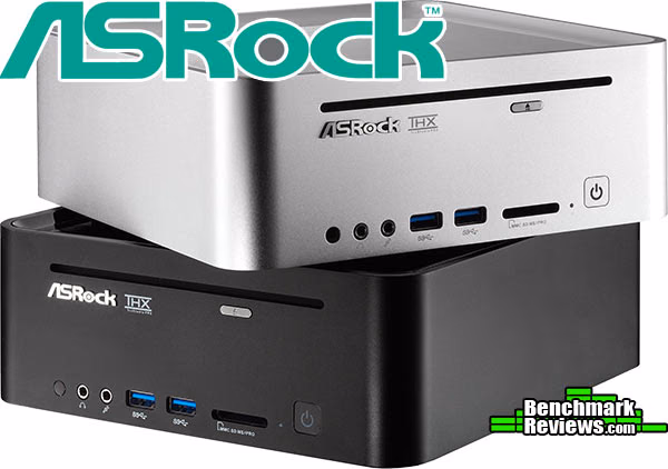 ASRock Vision 3D 137B Nettop PC, splash