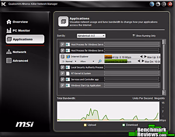 Killer Nic App Control