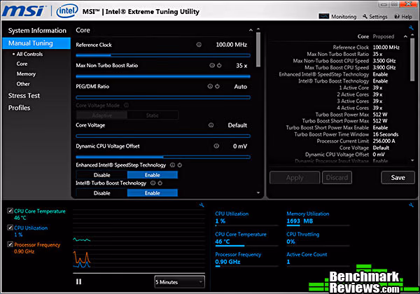 MSI Intel Extreme Tuning