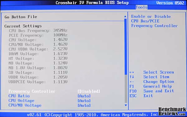 ASUS Crosshair Iv Formula Go Button