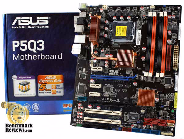 ASUS p5q3, box