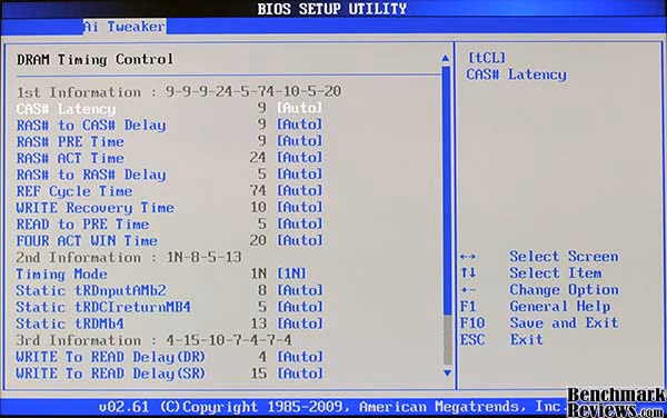 ASUS p7h55d M Evo Bios Ram