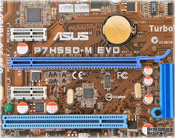 ASUS p7h55d M Evo Pci Slots