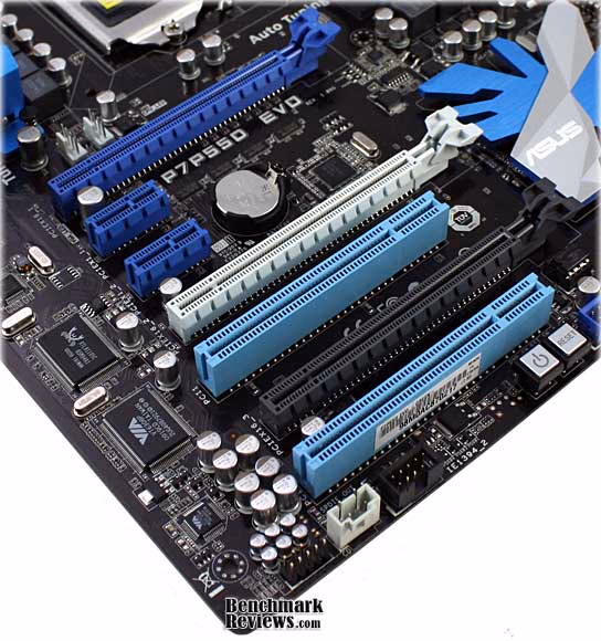 ASUS p7p55d Evo Expansion Slots