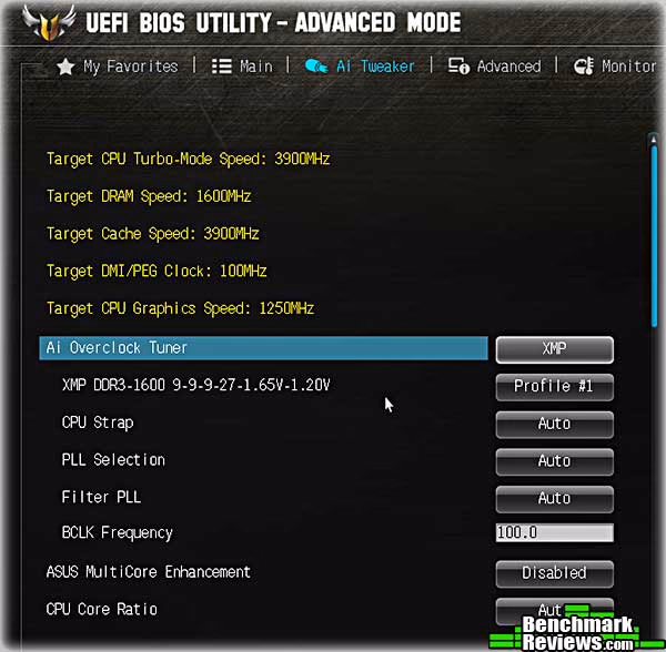 z87 Gryphon Bios Overclock