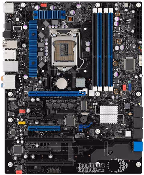 Intel dp55kg Layout