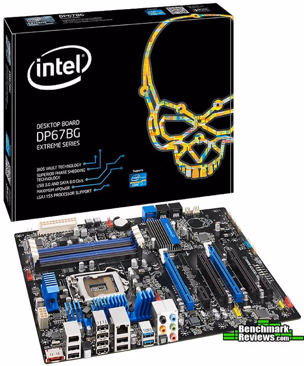 Intel dp67bg Motherboard Box Board