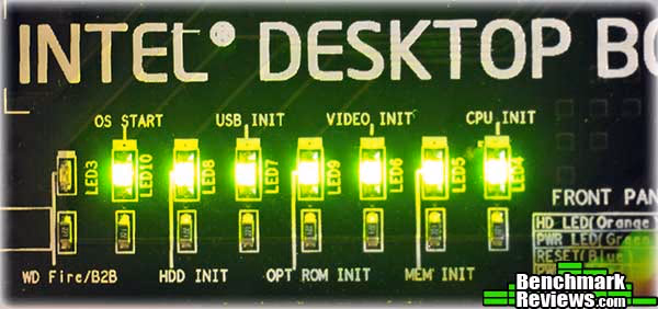 Intel dp67bg Motherboard Init Lights