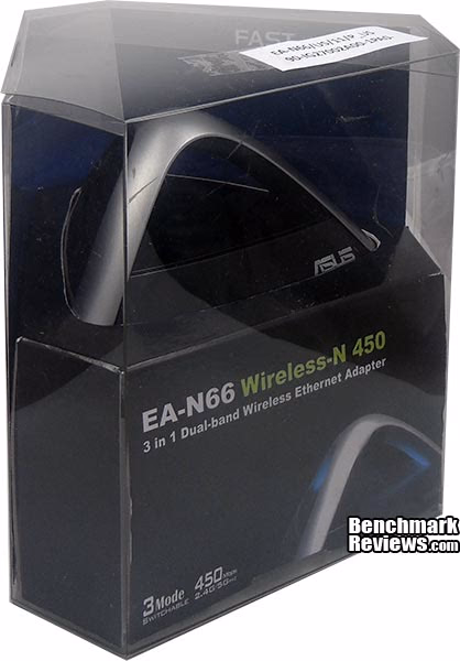 ASUS EA N66 Wireless N450 Ethernet Adapter, box