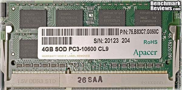 Infortrend EonNAS 1100 NAS Server DRAM SODIMM 4GB
