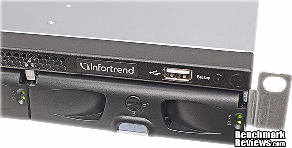 Infortrend EonNAS 1100 NAS Server R Front, close