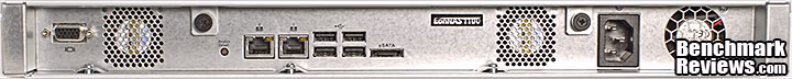 Infortrend EonNAS 1100 NAS Server Rear Full Wide