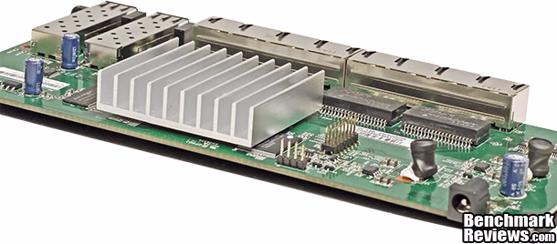 NETGEAR ProSafe GS110T SmartSwitch Heatsink PCB