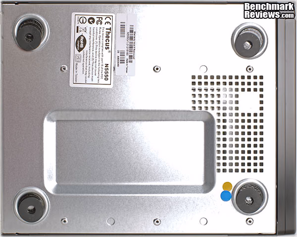 Thecus N5550 NAS Server Bottom Panel