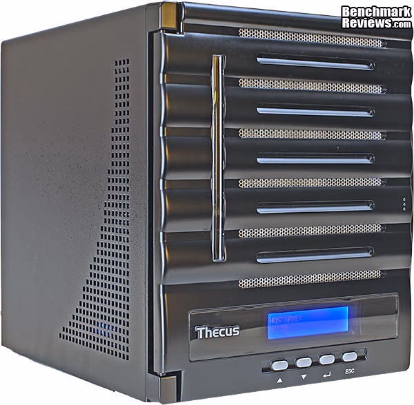 Thecus N5550 NAS Server LH, side view