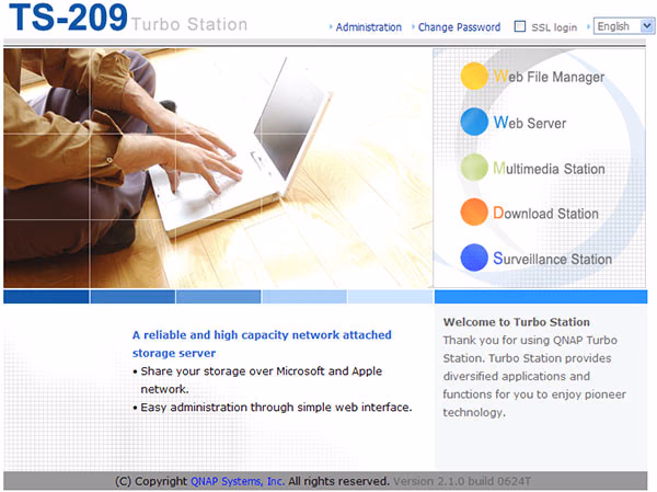 QNAP web1