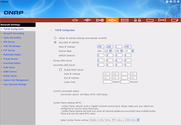 QNAP Web Netsetup