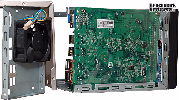QNAP TS 259 Pro NAS Side, open