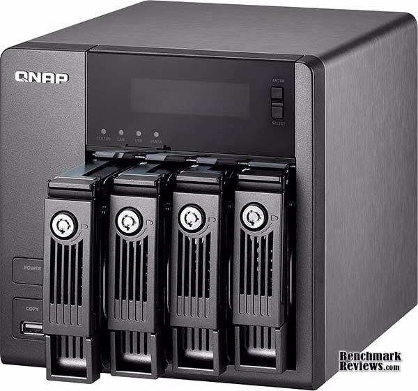 QNAP TS 419P 4 Bay NAS Ejected Trays