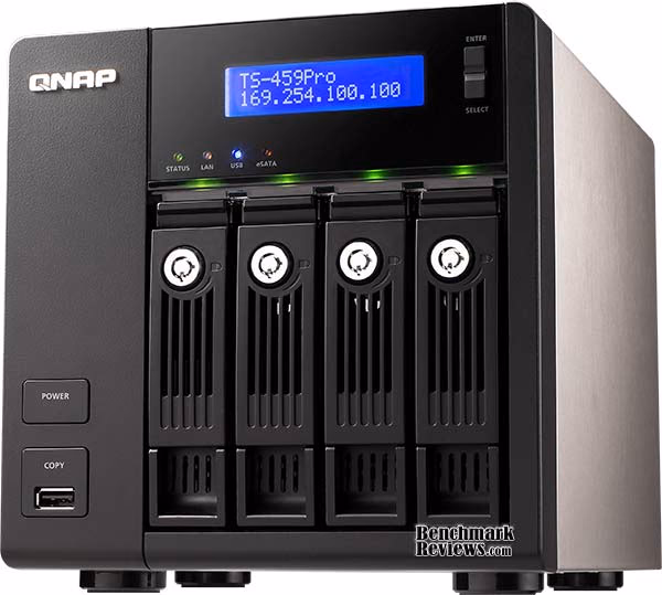 QNAP TS 459 Pro NAS, corner view