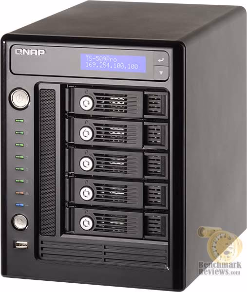 QNAP TS-509 Pro Gigabit 5-Bay SATA NAS Server