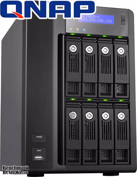 QNAP Ts 809 Nas, splash