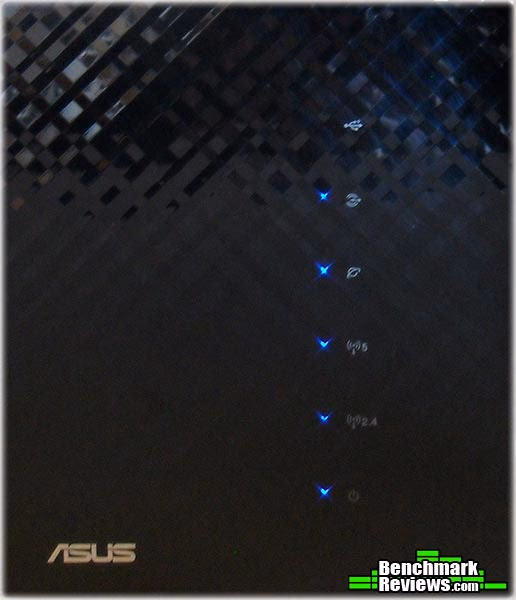 ASUS RT N56U Dual Band Wireless N Gigabit Router LEDs