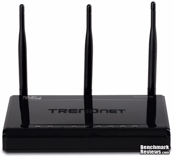 TRENDnet 450Mbps Router, front view
