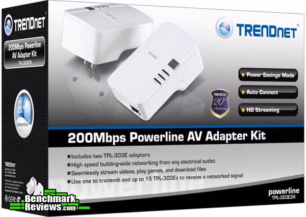 TRENDnet 200Mbps Powerline AV Adapter Kit