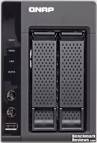 QNAP TS 219P Turbo NAS Server, front view