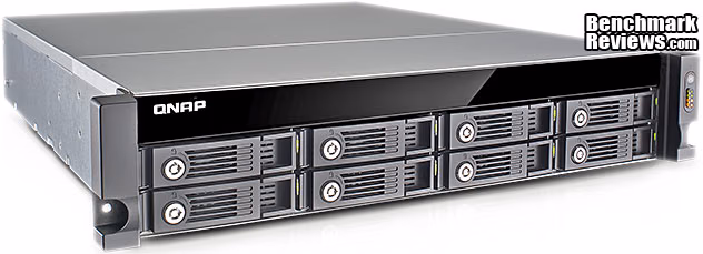 QNAP TS 870U RP NAS Network Storage Server 01 L, front view