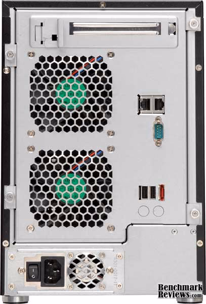 Thecus n7700 Nas, back view