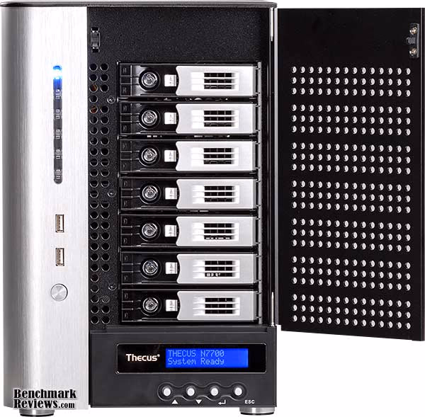 Thecus n7700 Nas Front Bays