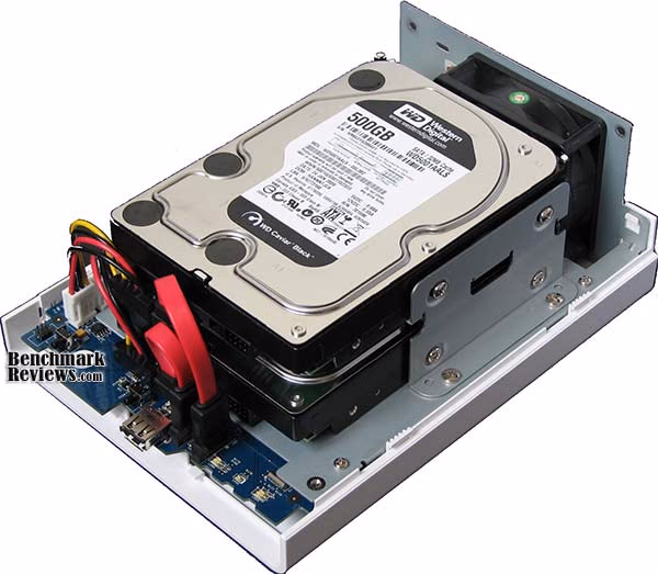 Synology DS209 NAS, internal