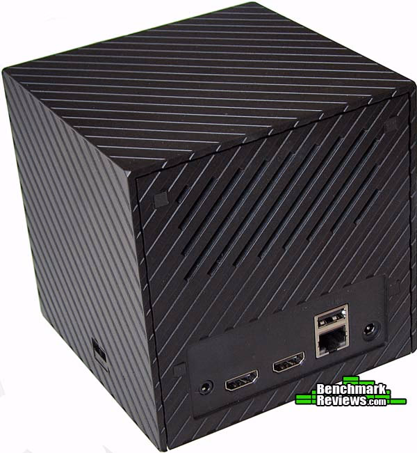 ASUS Cube Media Streamer Google TV, rear view