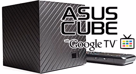 ASUS Cube Media Streamer Google TV, splash