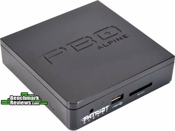 Patriot Memory PBO Alpine Core Media Player, angle view