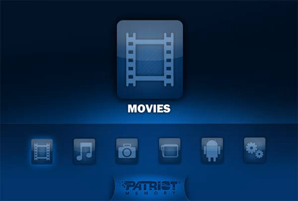 Patriot Memory PBO Alpine Media Player Menu