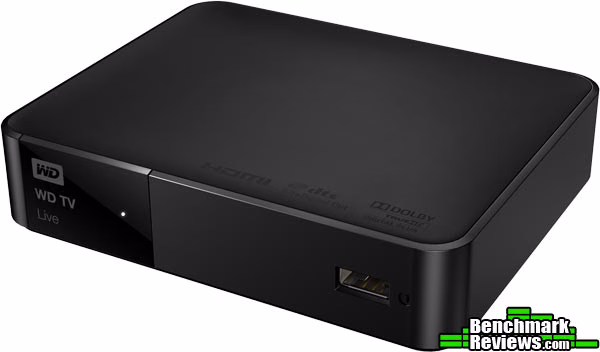 WD TV Live Media Player, angle view