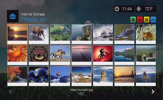 WD TV Live Media Player Menu