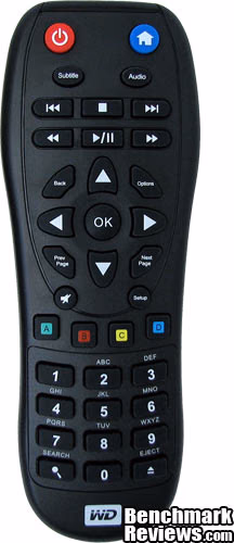 WD TV Live Media Player Remote Control