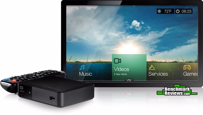 WD TV Live Media Player, splash