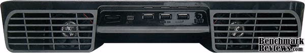 Zalman ZM NC2500Plus Notebook Cooler, rear view