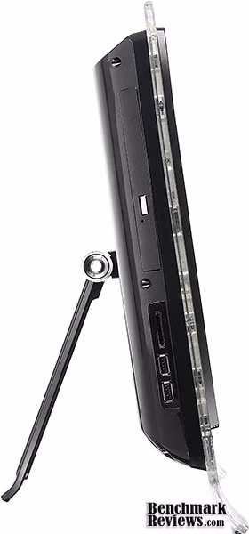 MSI Wind Top AE2010 Multimedia Port, side view
