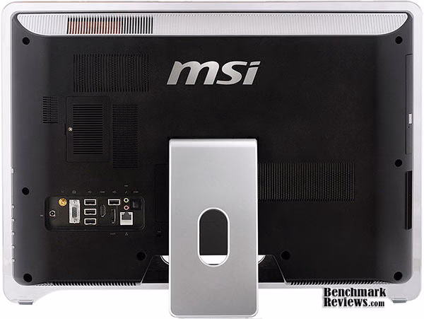 MSI Wind Top AE2220 Nettop, back view