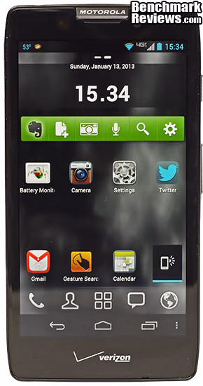 Motorola DROID RAZR MAXX HD Smartphone Front Basic